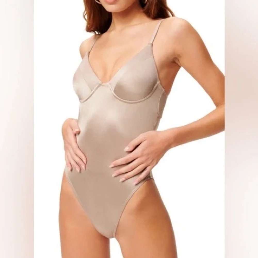 Good American “Showoff” Swimsuit – Gold – Size 3 (Large) – NWT | SOLD OUT